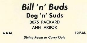 Dog n Suds - 1970 Ann Arbor High School Yearbook Ad (newer photo)
